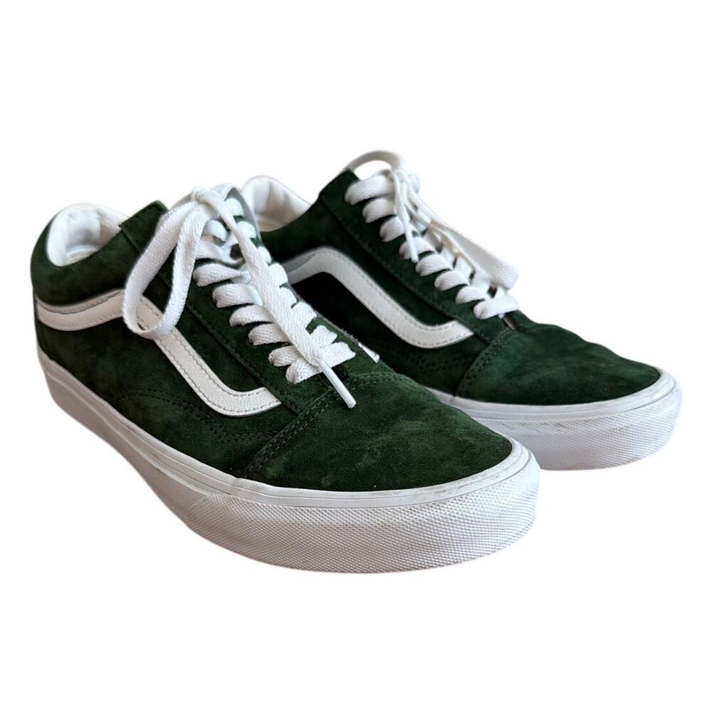 Vans Old Skool Pig Suede – Dark Green (Women’s 9.5 / Men’s 8)